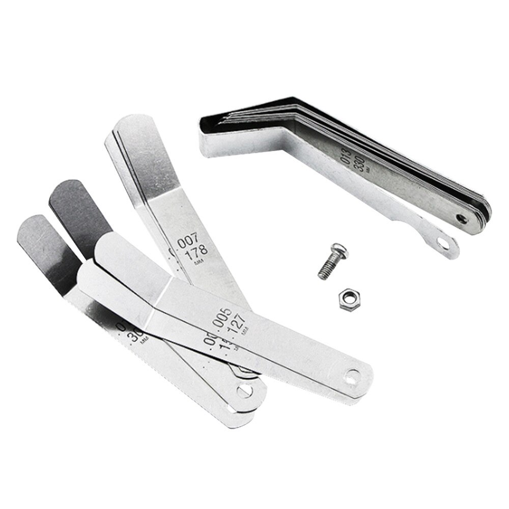 5x Fühlerlehre 0,12mm Edelstahl – Metrisches Spa Produktbild-Vorschau 4