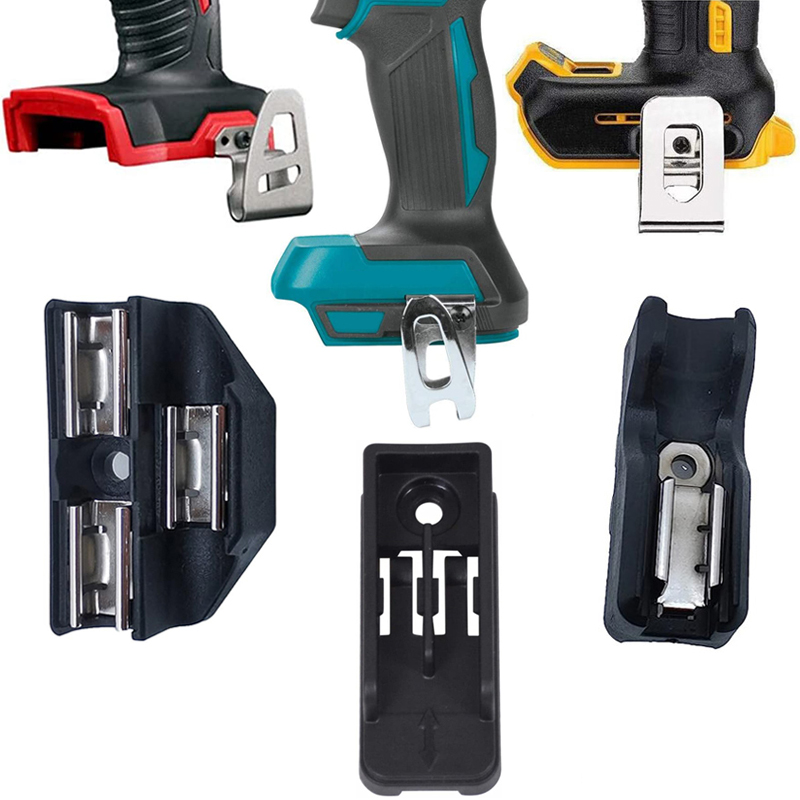 Perceuses sans fil Makita Dewalt Milwaukee, tournevis à percussion, porte-embout pour outil électrique, clip à crochet de ceinture avec vis, accessoires d'outils, 18V