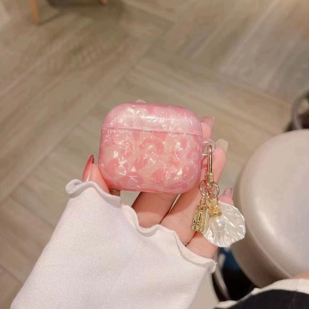 Für Airpods 2 fallen Airpod 3rd Rosa Leopard Liebe Kette Fällen für Apfel Airpods Profi Kopfhörer Schutzhülle Sanft Hülse fundas: XS / Rosa