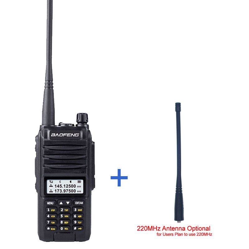 Baofeng Walkie Talkie BF-A58S 5W Tri Band 136-174MHz 200-260MHz 400-480MHz Handheld Radio Station 2200mAh Amateur Radio: BF-A58S220MHzANT