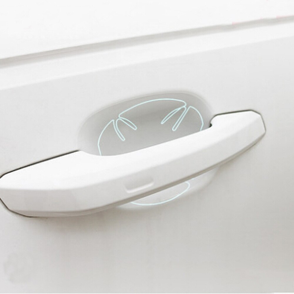 Deurgreepstickers transparant onzichtbaar beschermfolie voor toyota camry corolla rav 4 yaris highlander/land cruiser