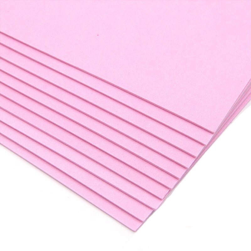 10 Vellen 20X30 Cm 2 Mm Eva Foam Papier Spons Papier Kunsten En Ambachten Voor Kinderen Kleuterschool Speelgoed diy Handgemaakte Craft Accessoires: Roze