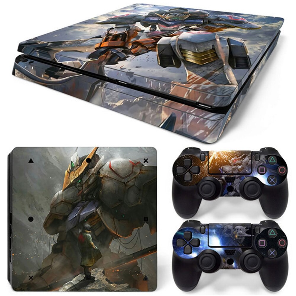 Nuovo Della Copertura Della Protezione Per PS4 Slim S Console & Controller Decalcomania Del Vinile Autoadesivo Della Pelle: TN-PS4Slim-6412