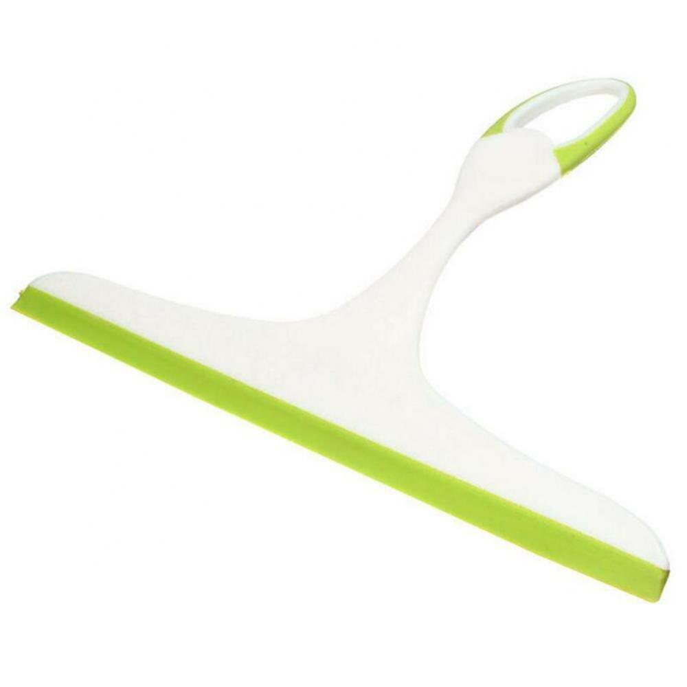40%HOTWindow Cleaner Soap Cleaning Scraper Shower Bathroom Mirror Cleaning Brush Kitchen Cleaner Car Glass Shower Scraper Window: Green