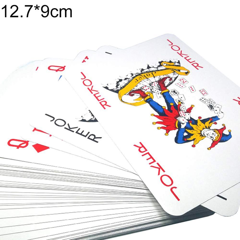 3 størrelse 2/4/9 gange super store kæmpe jumbo spillekort fuld dæk kæmpe standard print nyhed poker indeks spillekort sjove spil: 2 gange