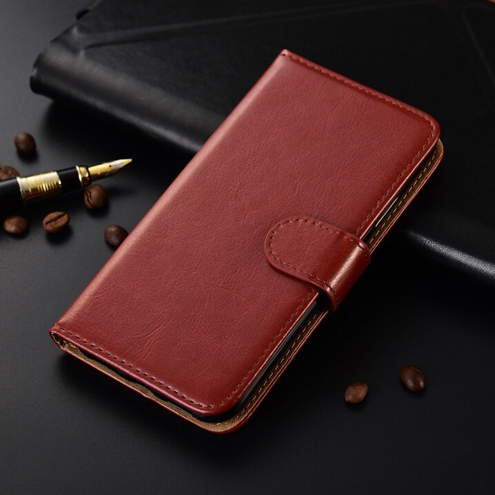 Per Huawei Honor 6C DIG-L21 DIG-L21HN Copertura Huawei 6C 6 C Cuoio di Vibrazione del Raccoglitore Cassa Attrezzata Per Para Su Huawei honor 6C Coque: Redbrown