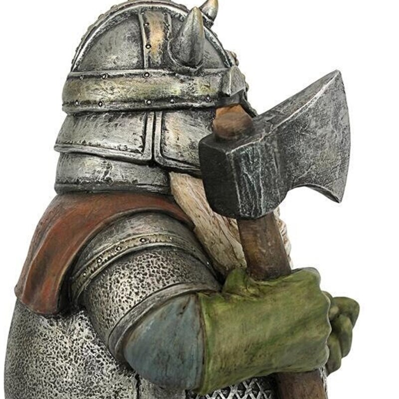 Viking Victor Norse Dwarf Gnome Garden Statue Ornament Sculpture Outdoor Garden Decor Art Crafts Home