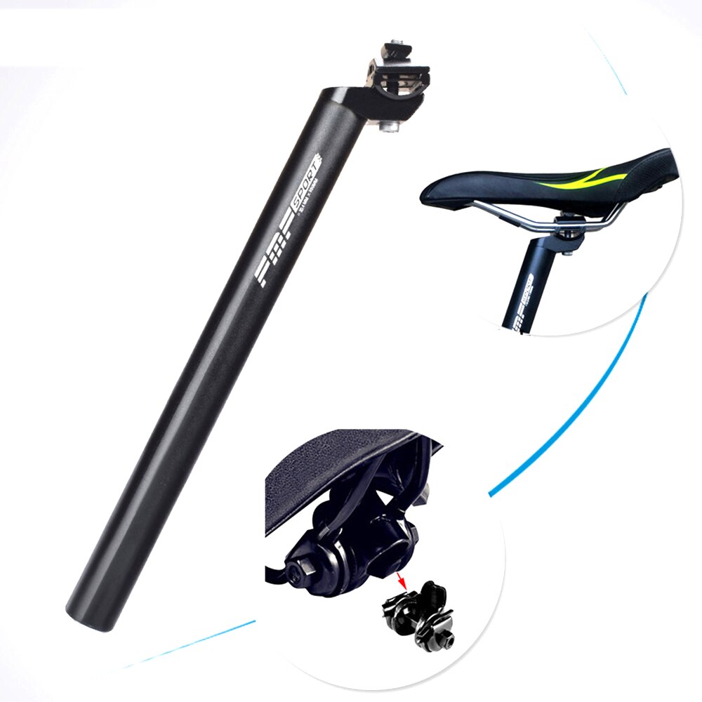 Tige de selle de vélo, longueur de 25.4 27.2 28.6 30.9 31.6 350/450mm, à pignon fixe, pour vtt, vélo sur route, Extension, tige de selle