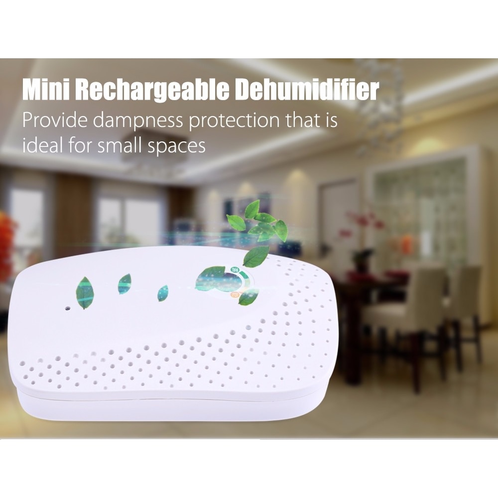 Rechargeable Mini Dehumidifier Top - 400 Durable Absorbing Moisture Air Dryer Household Cordless Dehumidifier with EU/US/UK Plug