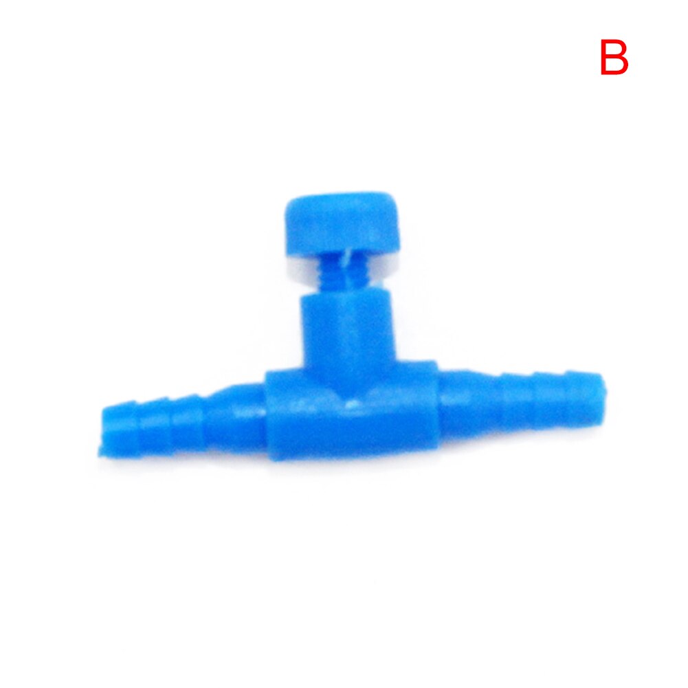 Tankvolume regelklep aquarium luchtregelaar stromingsbuis buis verdeelklep instelbare zuurstofpomp  -37: B