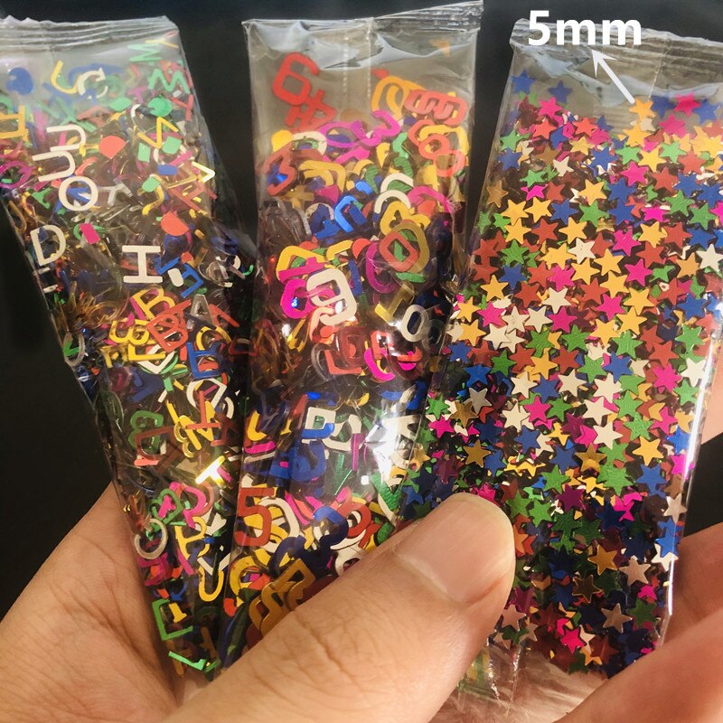 10g/Pack Star Snowflake Glitter Sequins Nail Art Decoration Alphabet Loose Sequins Epoxy Resin Mold Filler For DIY Jewelry Craft: Mix4  3Pcs