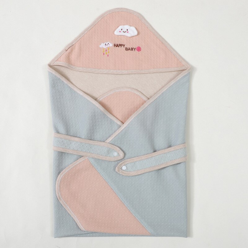 Lzh newborn quilt herfst puur katoen baby gebreide quilt infnat kleur bijpassende cartoon warmhouddeken inbakerdoek