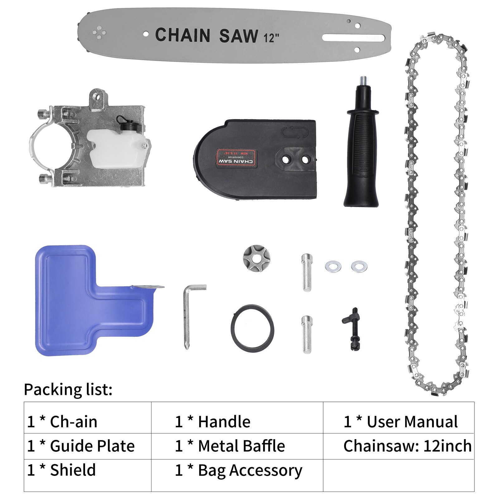 Angle Grinder Modified To Electric Chainsaw Accessories Set Angle Grinder Converter 12 Inch Electric Chainsaw Modified Tool