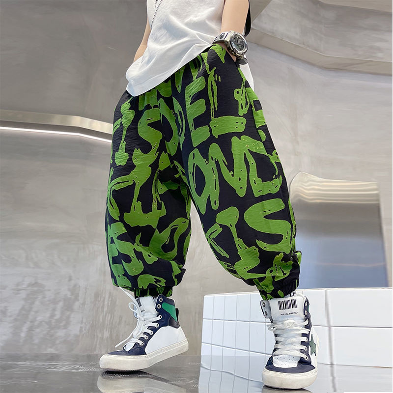 Pantaloni Anti zanzare per bambini 2022 nuovi abiti estivi in stile estero pantaloni estivi traspiranti Ultra sottili coreani per bambini per M