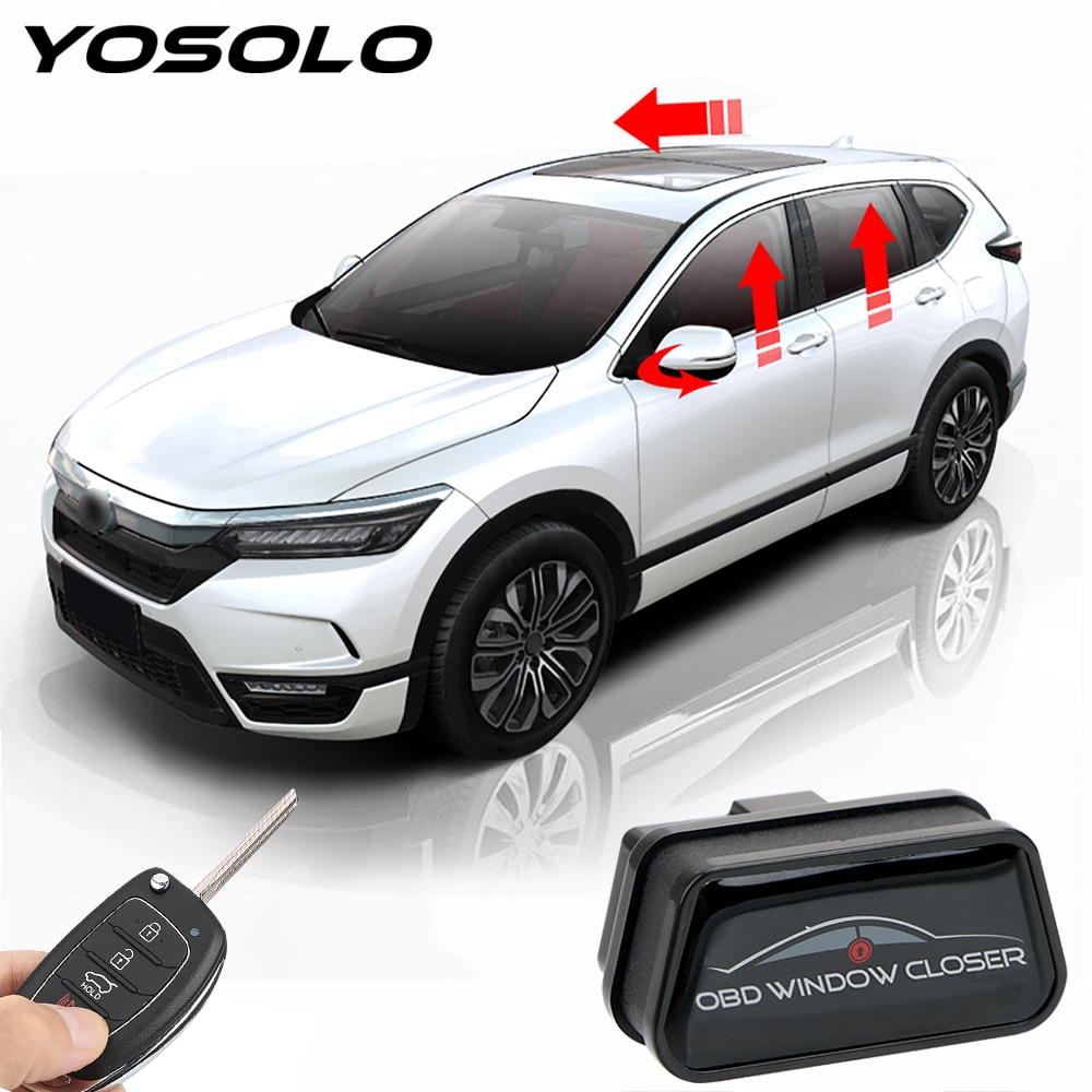 YOSOLO-controlador OBD para ventana de coche, dispositivo de Control remoto para abrir ventanas, pausa, elevación automática