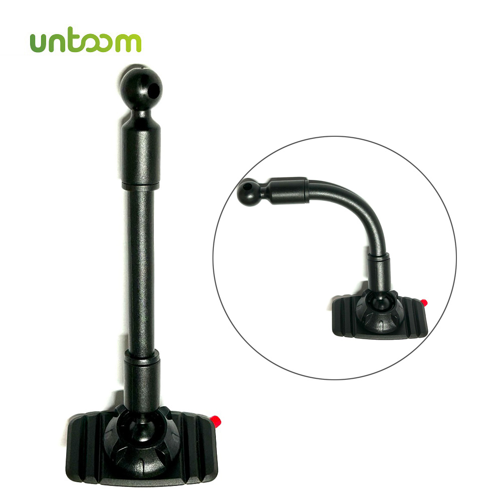 Untoom Universele autotelefoonhouder Dubbele kogelkopbasis Upgrade 17 mm kogelkop voor autodashboard Mobiele telefoonhouderaccessoires