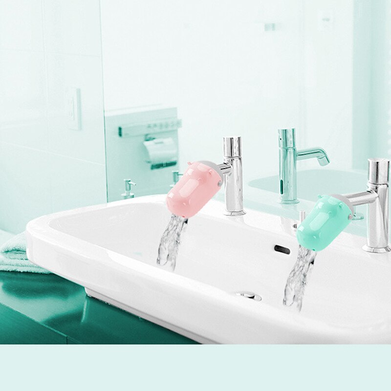 Extensor de grifo con dibujos animados para niños pequeños, manija del fregadero, extensor de grifo de baño para bebés, herramienta para lavarse las manos