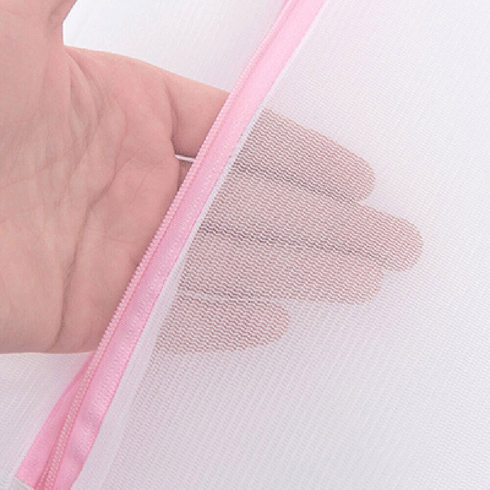 5pcs Thickened Laundry Bag Set Fine Mesh Washing Bags Garment Delicates Protection Bags with Zipper Closure