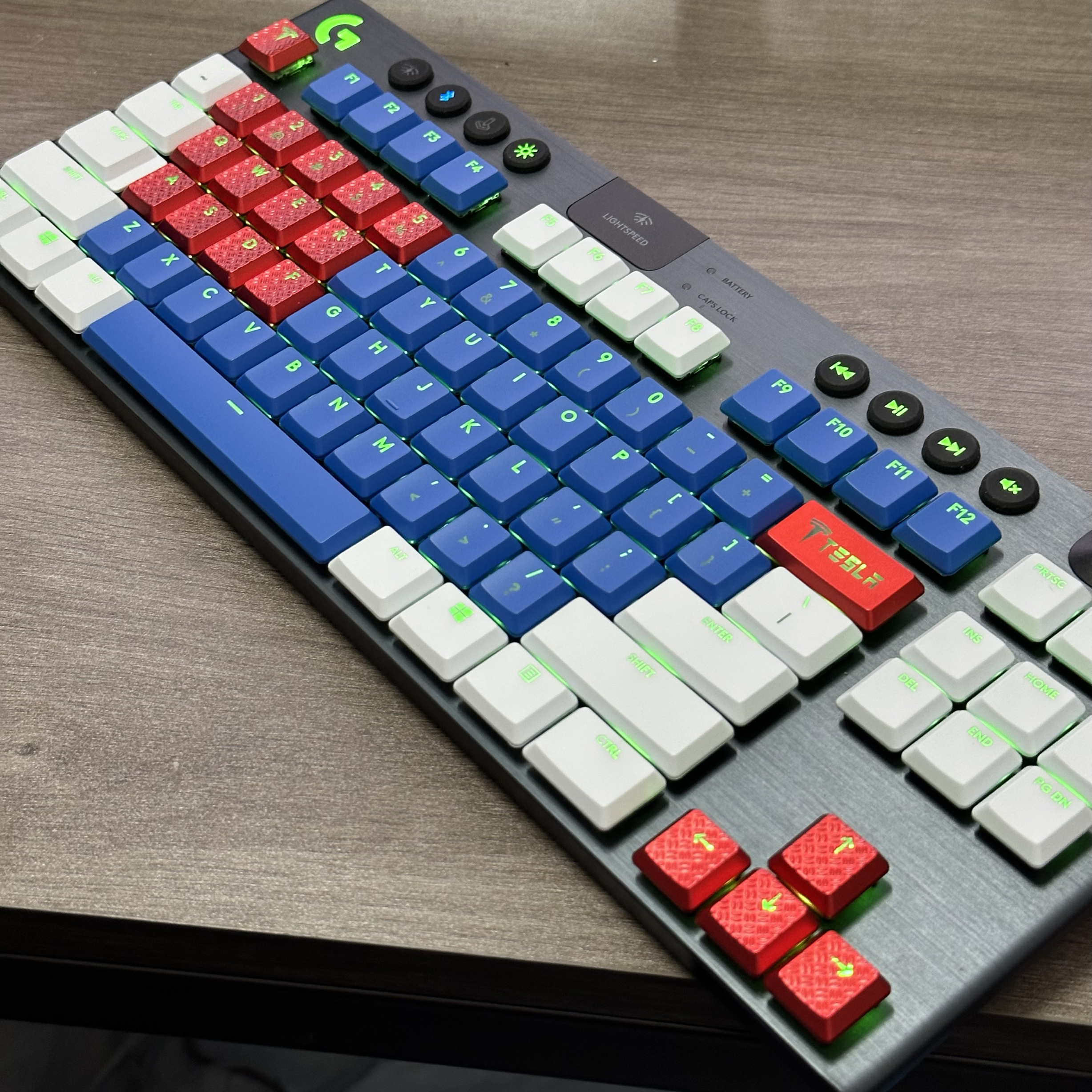 G913 tkl färgade tangenter trådbundna mekaniska speltangentbordsknappar  g913 g915 g913 g913 tkl  g813 tkl tangenter: Grå