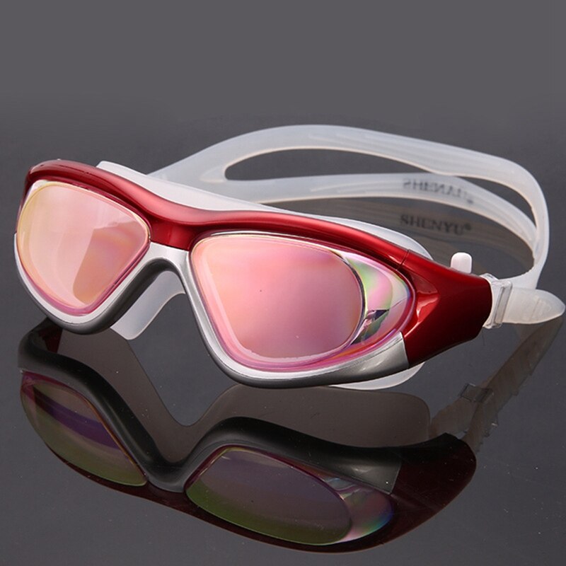 Lunettes de natation Anti-buée pour piscine, étanches, réglables, avec pince à nez
