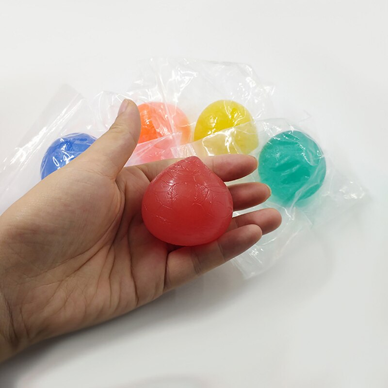 Silica Gel Grip Strength Ball Gym Fitness Finger Heavy Exerciser Strength Muscle Recovery Gripper Trainer Hand Grip Ball