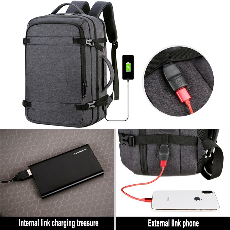 Sac à dos de voyage pour homme sac d'ordinateur en Polyester sacs à dos d'ordinateur portable pour homme