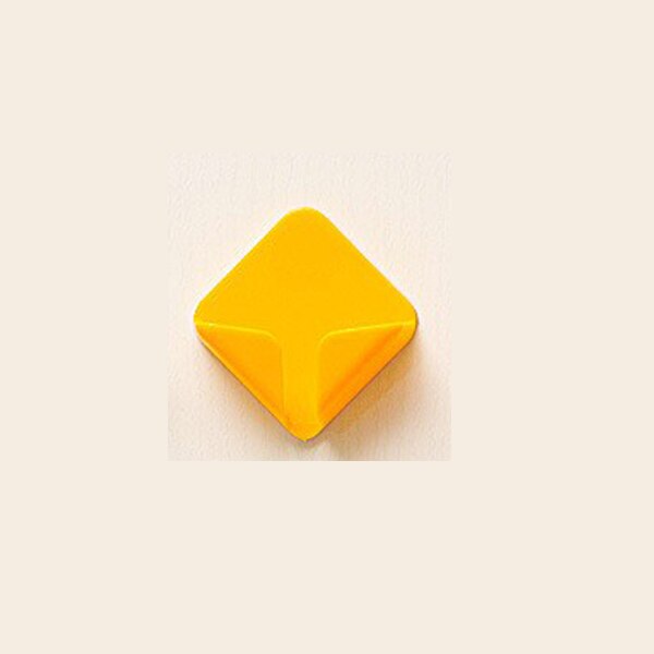 Colgador de enchufe sin clavos, gancho de repisa para cable de alimentación, ganchos de almacenamiento de pared, gancho de tapón para cocina, ganchos adhesivos, 1 Uds.: yellow