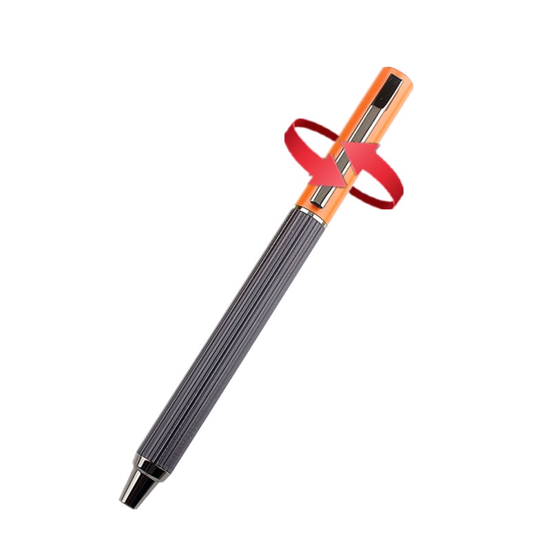 4PCS rotate Fountain Pen Retractable Extra Fine Nib 0.38mm Metal Matte Ink Pen with Converter for Writing