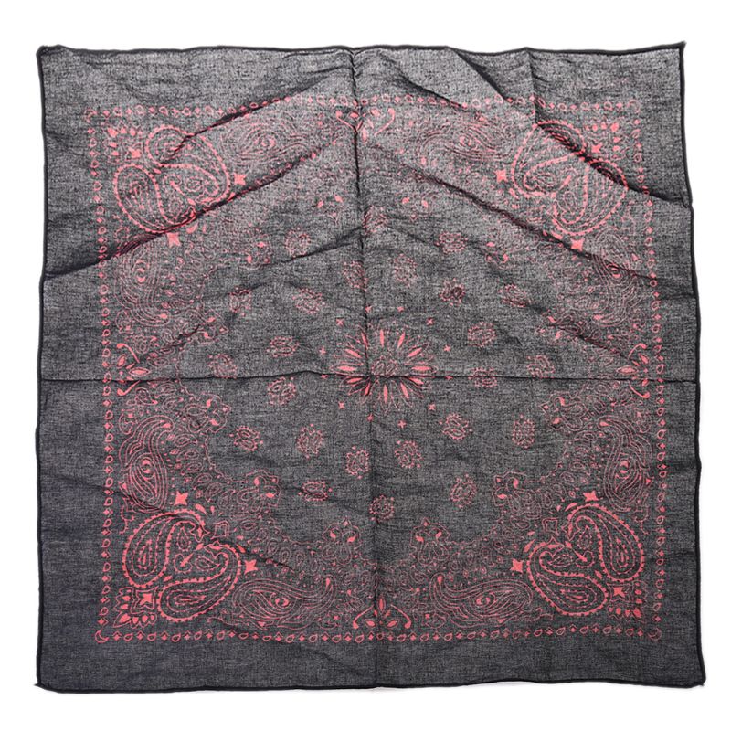 Etniczne kolorowe słonecznik podwójne z tkaniny tureckiej w kwiaty dla obu płci bawełna kwadratowy szalik motocykl z pałąkiem na głowę Bandana biodro-chmiel opaska krawat: 1