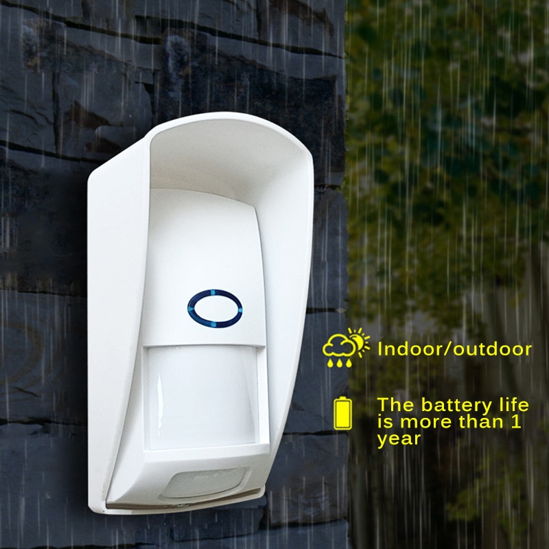 Bevægelsessensor kompatibel med sonoff rf bridge til smart hjemme alarm sikkerhed udendørs vandtæt