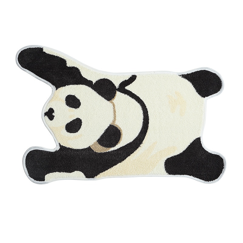 Dierenprint luipaard tapijt tijger panda antislip dierenprint tapijt voor thuis woonkamer deurmat zuigend water badmatten  wy71112