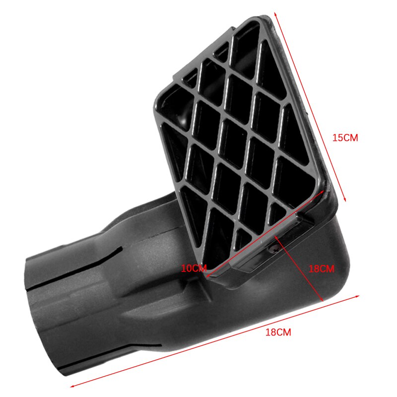 Air Intake Black Car Air Intake Ram Fit Off Road Replacement Mudding Snorkel Head Air Intake Ram Head For SUV Car