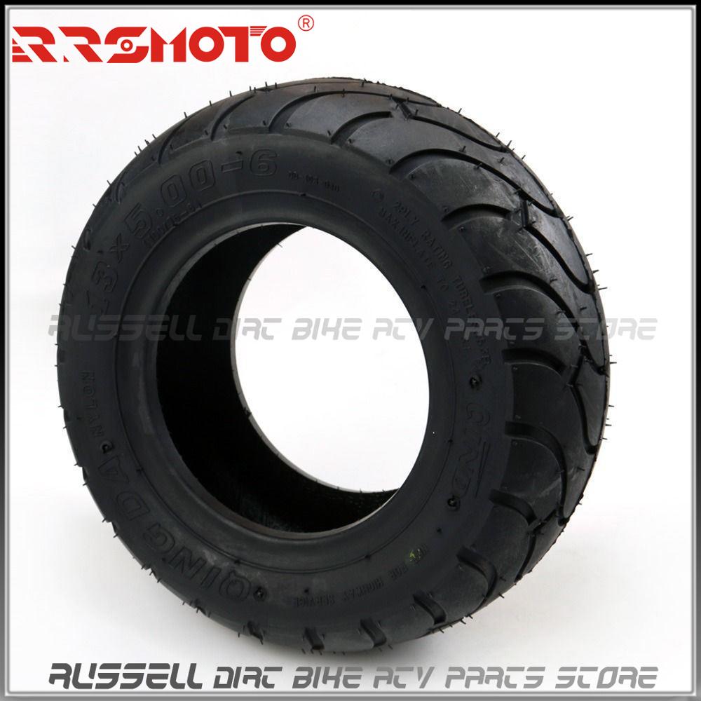 13x5.00-6 Tubeless Tire Tyre MINI POCKET Scooter GO KART MINI ATV BIKE 6 inch Wheel