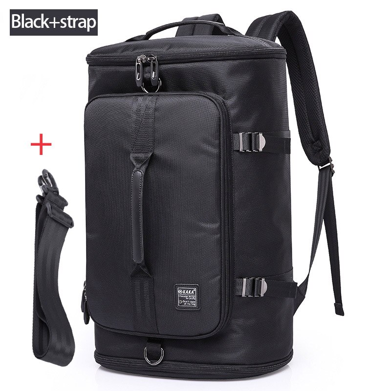 Kaka 40L Mannen Rugzak 15.6 Laptop Tas Schoenen Rugzak Reizen Sport Fitness Tassen Voor Vrouwen Tieners School Rugzak Rugzak: 2202BLACKSTRAP