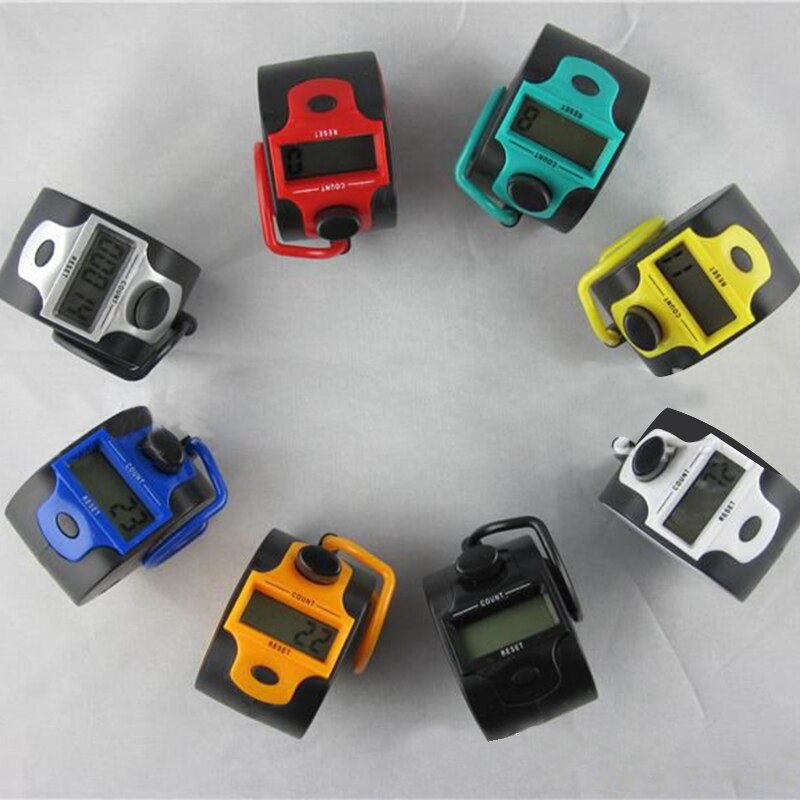 Portable 5 Digit Display Digital Hand LCD Electronic screen Held Tally Counter Finger Mini Handheld Clicker People Counter Meter