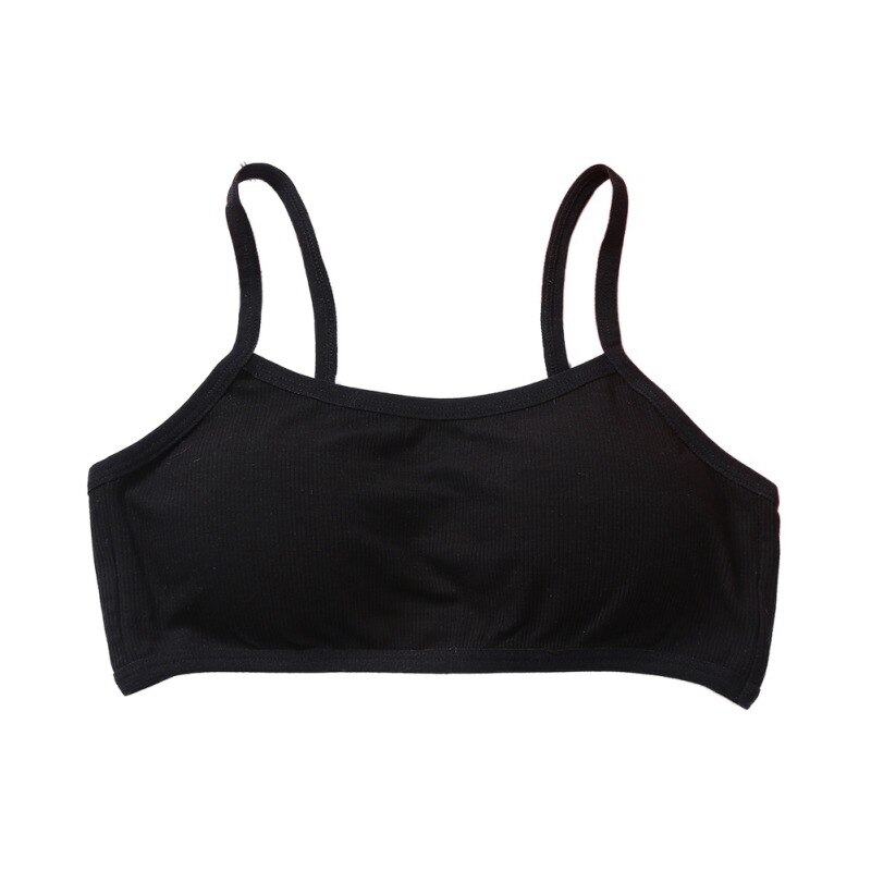Girls Training Bra Wireless Thin Cup Bra Comfortable Teenage Underwear: B