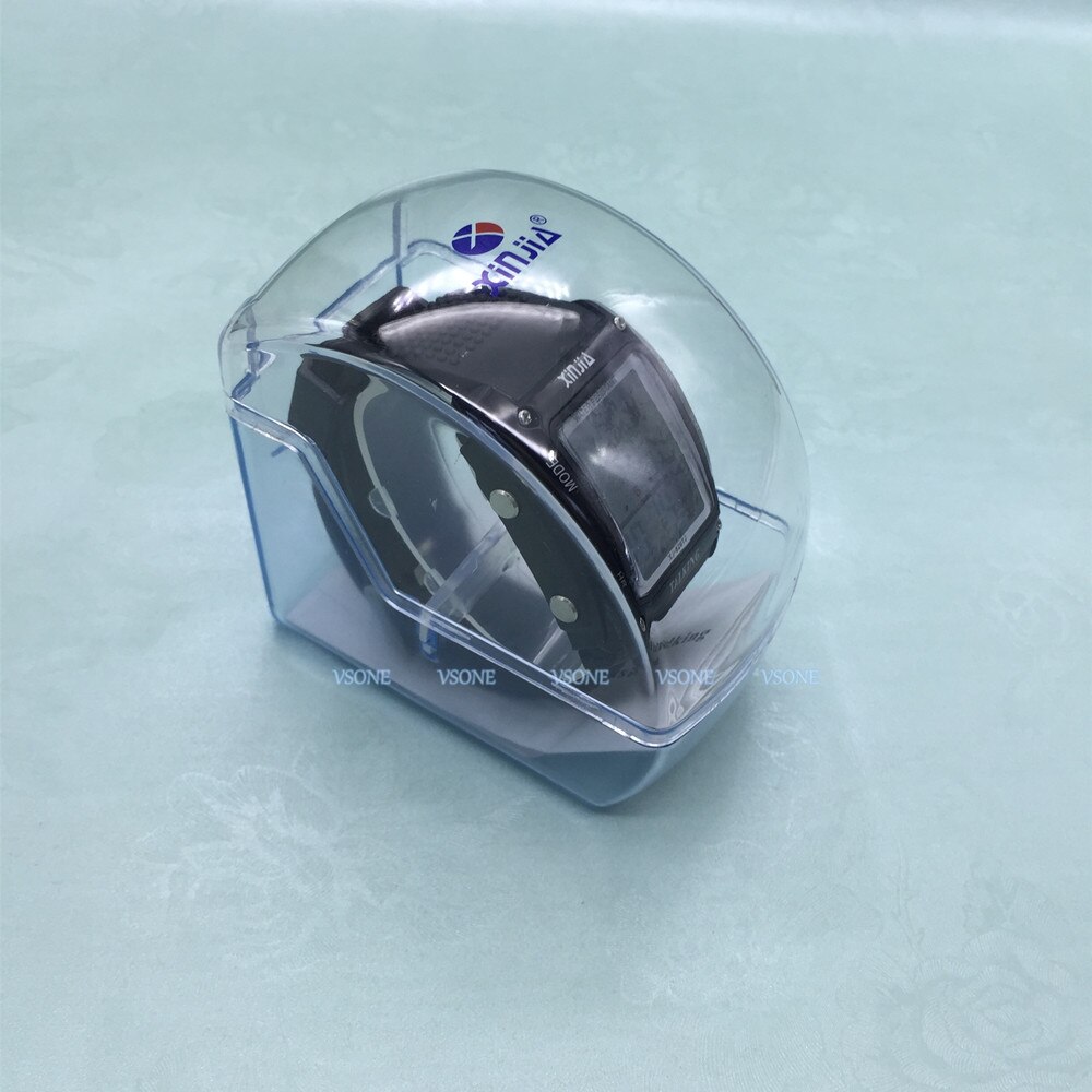 Rechthoekige wijzerplaat, spaanstalig horloge voor blinden en ouderen, elektronische sporthorloges 829ts- zwart