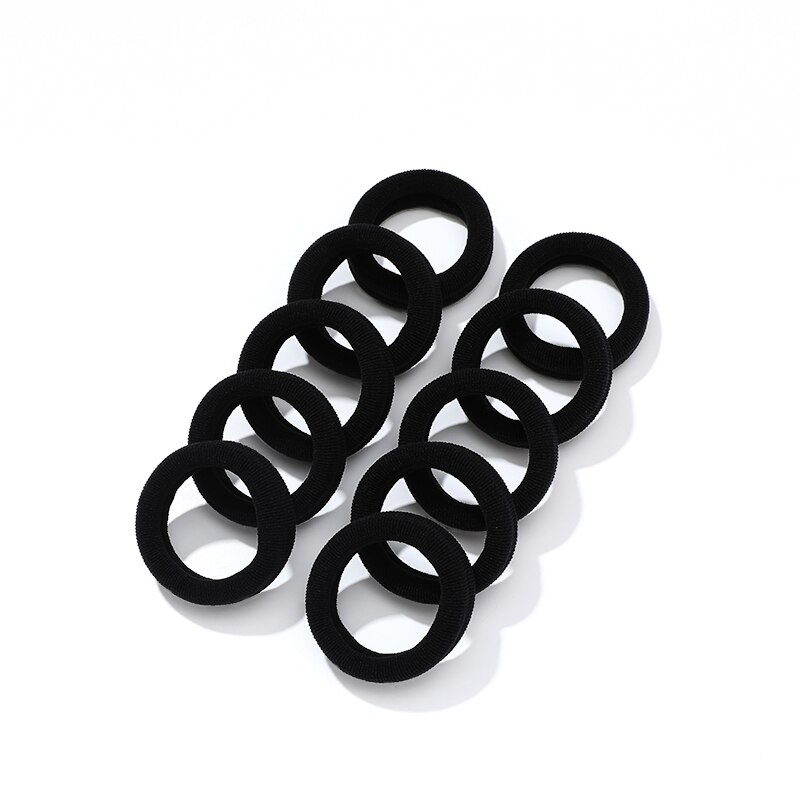 2/5/10 Teile/satz Frauen Mädchen Einfache Feste Breite Scrunchies Gummibänder Dame Weiche Elastische Haarband Weibliche haar Zubehör: Gelb