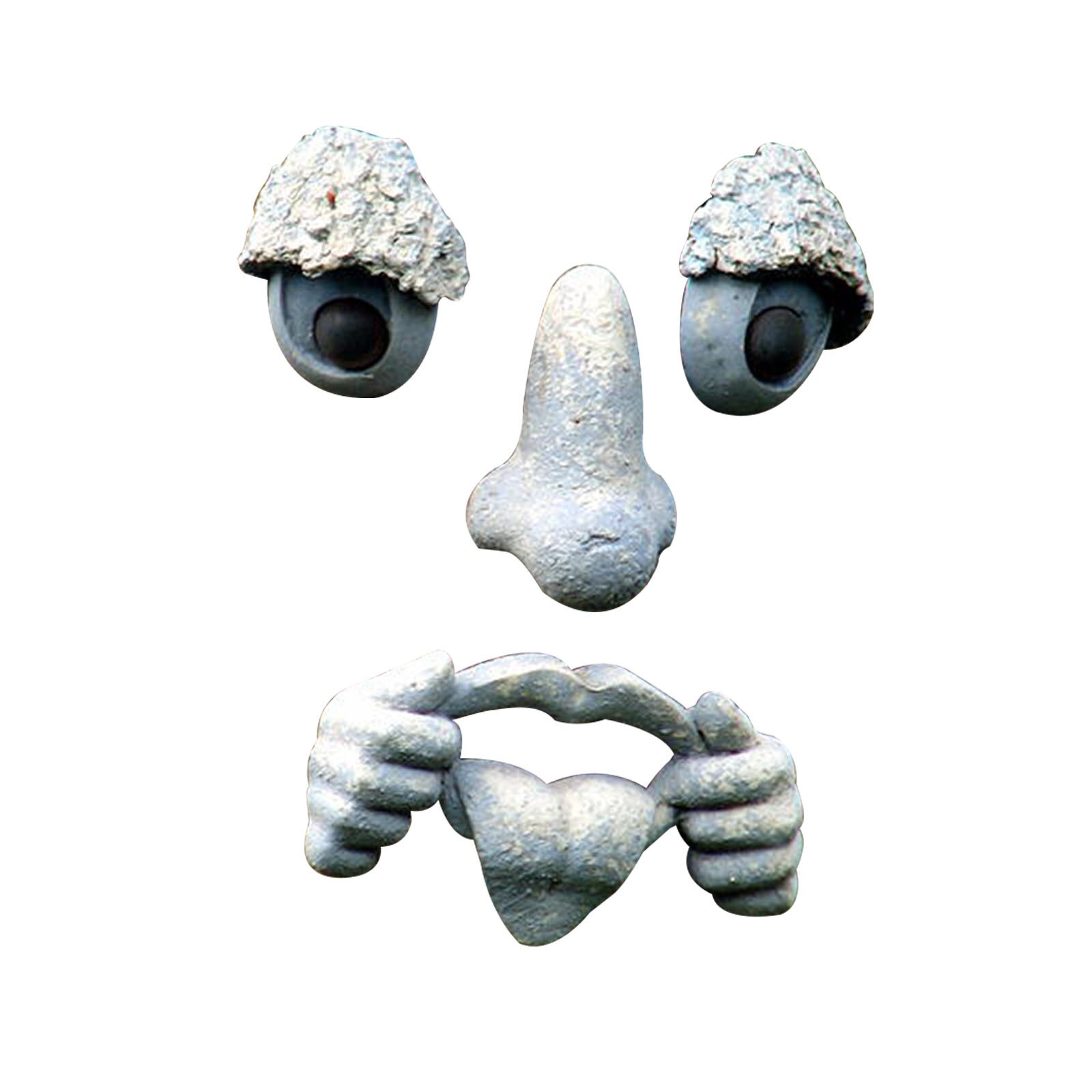 Garden Peeker Yard Art Whimsical Tree Sculpture Garden Decoration Dwarf Gnome Resin Statues Courtyard Tree Decoration 1pc: Ivory