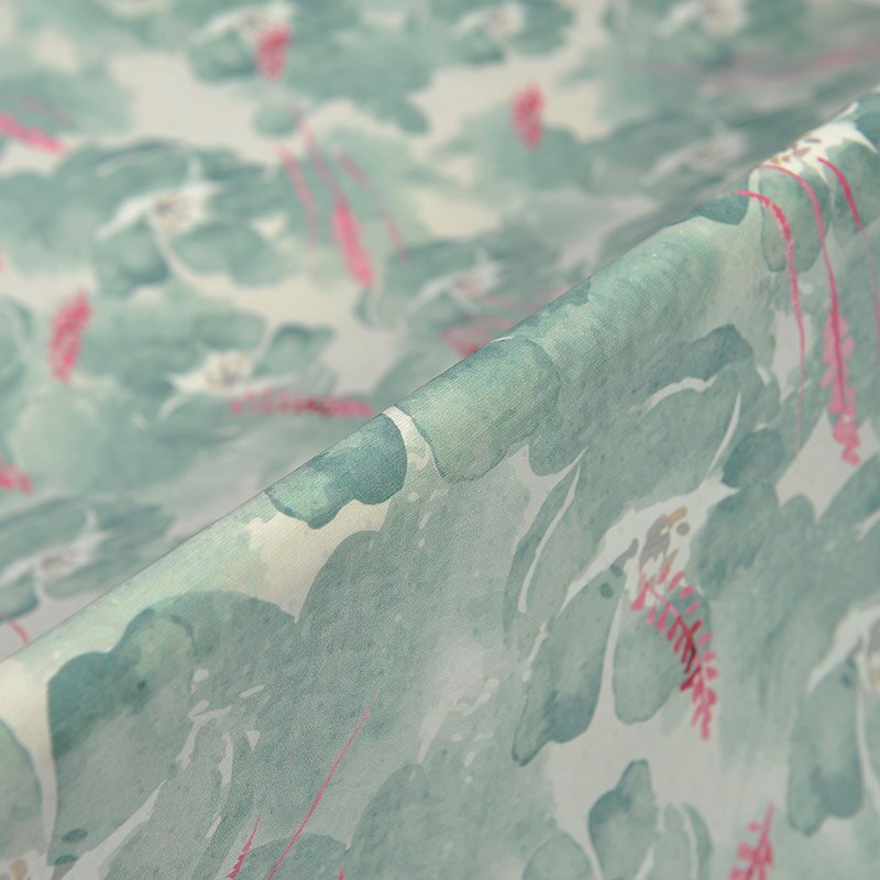 114cm Width Silk linen spring and summer silk fabric mulberry silkworm silk cloth dress women's clothing fabric