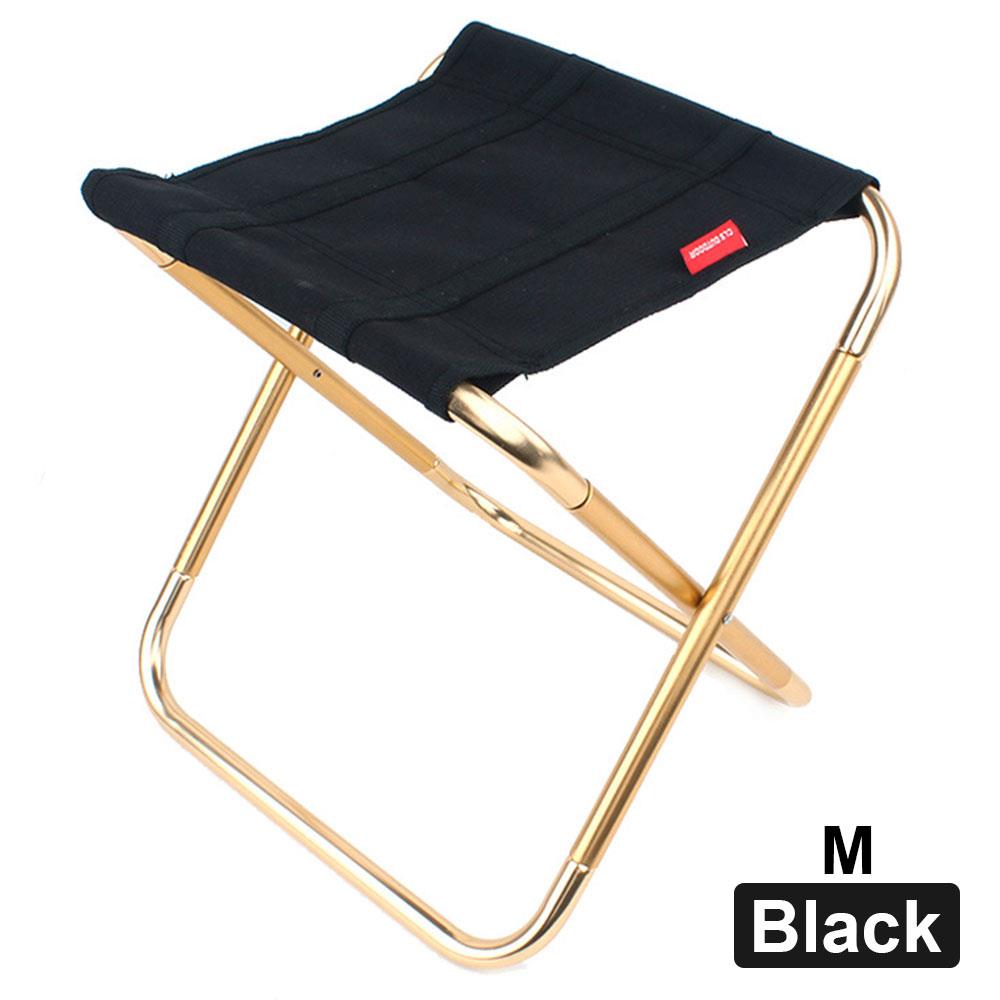 Folding Fishing Chair Lightweight Picnic Camping Chair Foldable Aluminium Cloth Outdoor Portable Outdoor Furniture Small Bench