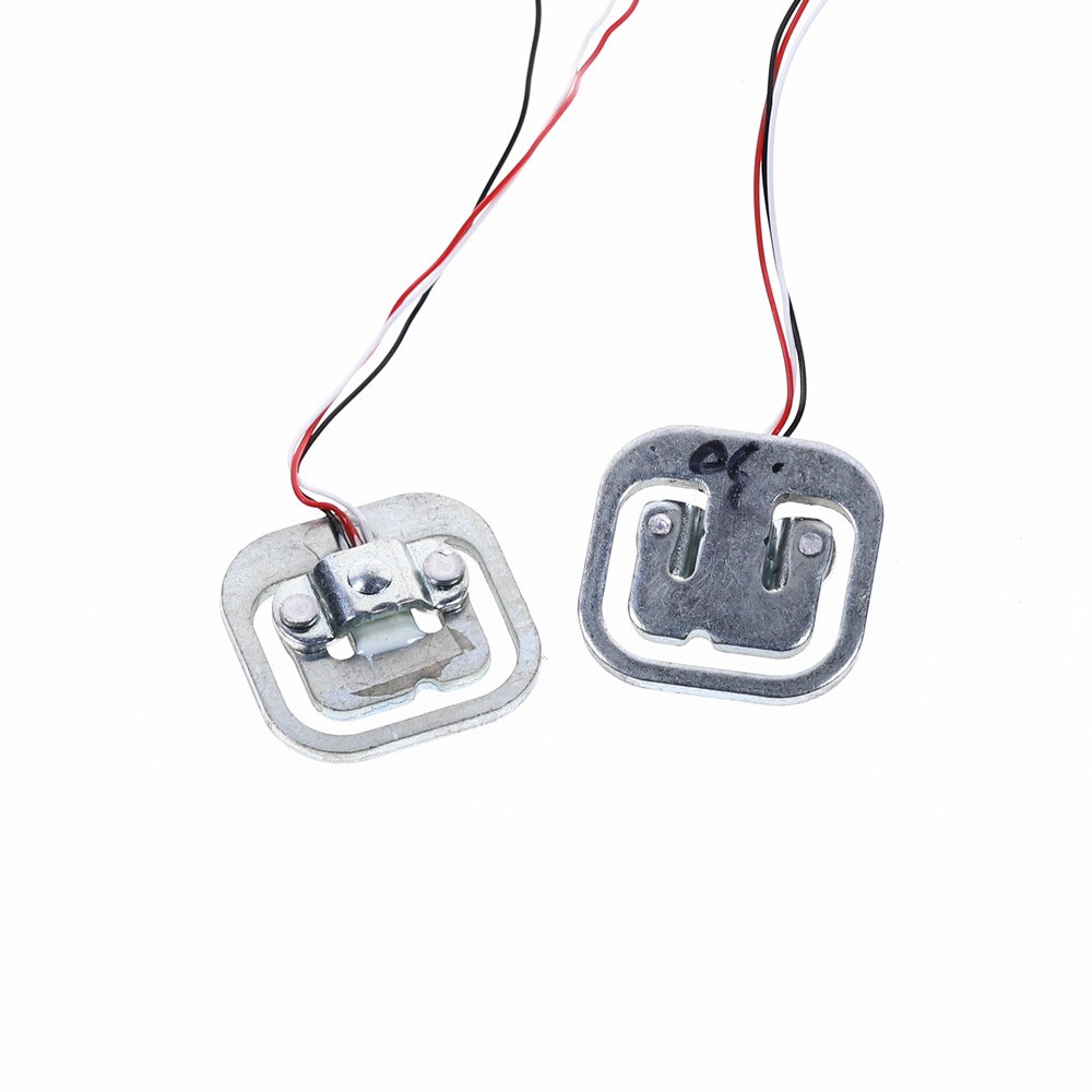 2pcs 50kg Body Load Cell Weighing Sensor Resistance Strain Half-bridge Total Weight Scales Sensors Measurement Tools