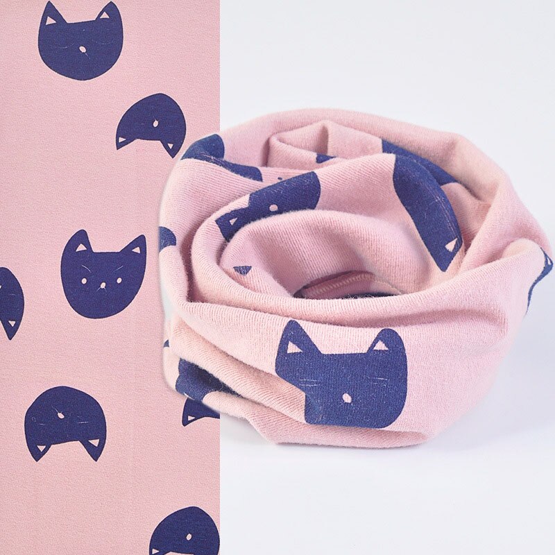 Bufanda de dibujos animados para bebé, bufanda con estampado de animales para niño y niña, bufanda de algodón suave para exteriores, bufandas cálidas para niño pequeño