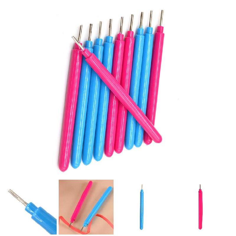 10 Pcs Quilling Paper Pen DIY Origami Scrapbooking Slotted Quilling Paper Craft Tools TP