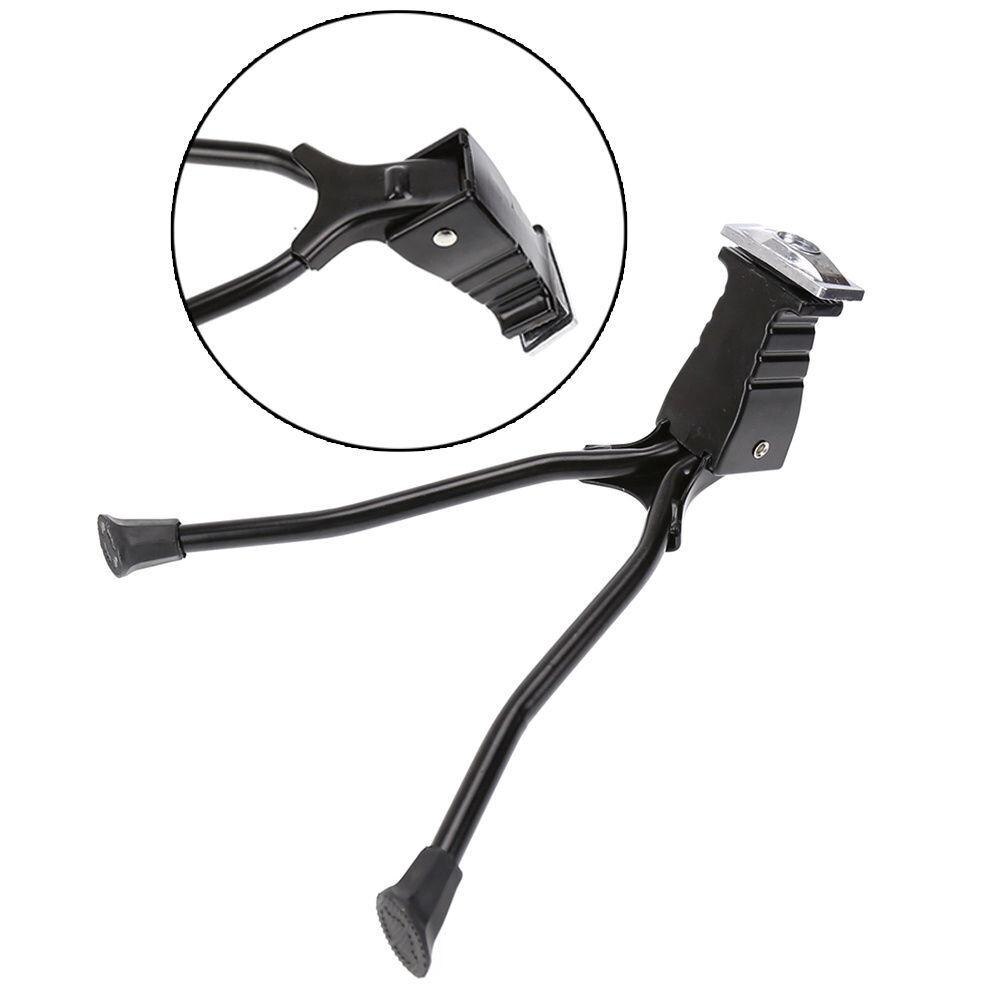 Pata de cabra de doble pierna para bicicleta de montaña, soporte de estacionamiento para bici de 26 pulgadas, trípode ajustable: Default Title