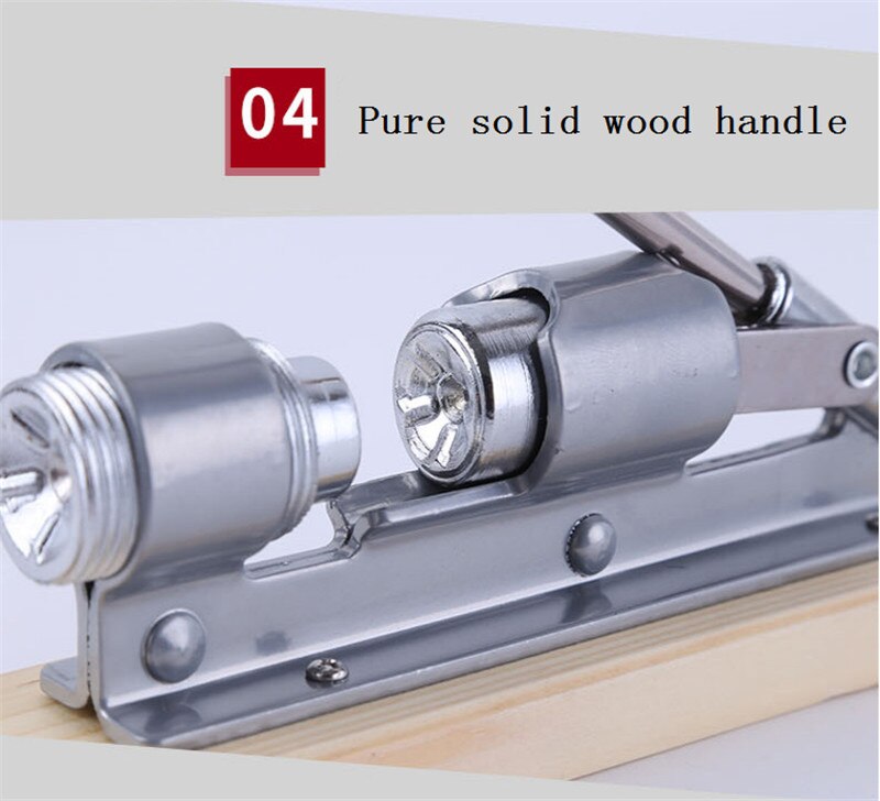 Electroplated golden mechanical walnut opening machine / nut clipper / walnut opener