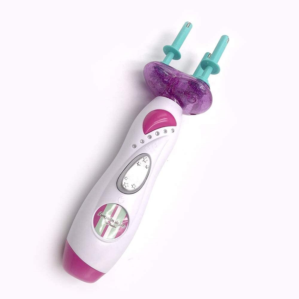 Braider électrique portatif de cheveux pour des filles, machine de tissage de cheveux, outils de coiffure tressés de tresse,