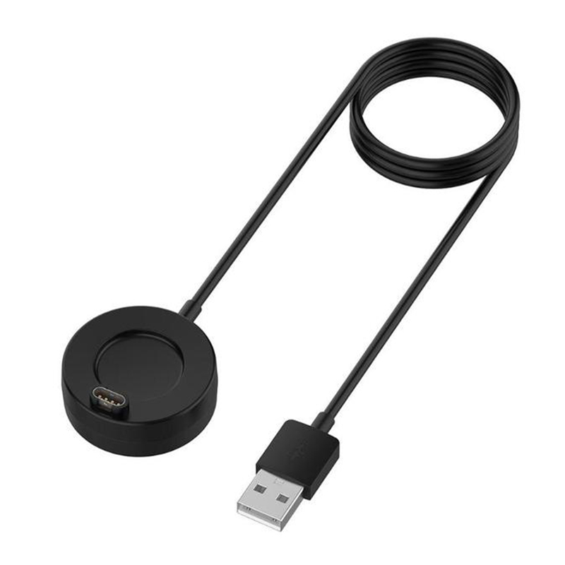 USB Charging Cable for Garmin Watch Fenix 7/7S/7X/6/6S/6X Forerunner 745 955 945 Smartwatch Usb Fast Charger Dock With Dust Plug: black
