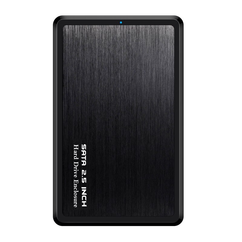 Hannord 2.5inch SATA To USB 3.0 Laptop Hard Disk Box 2.5 Inch Hard Drive Enclosure Solid state Drive Box: Black