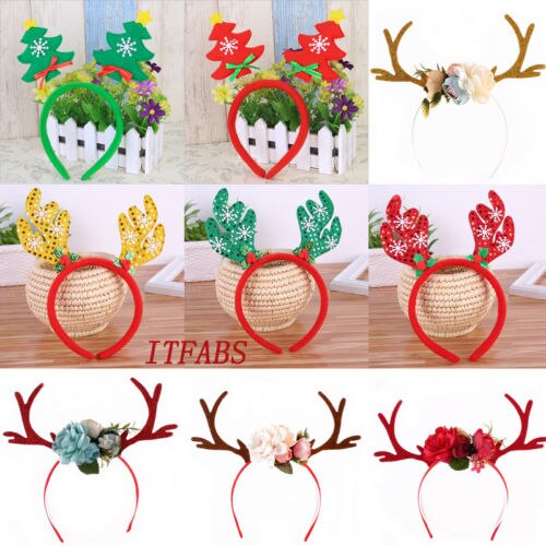 CHRISTMAS HEADBOPPER Kids Adult Headbands Head Bopper Novelty Fun Fancy Dress UK